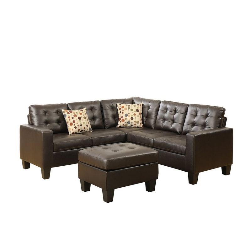 4 Piece Modular Sectional Sofa - Carmine