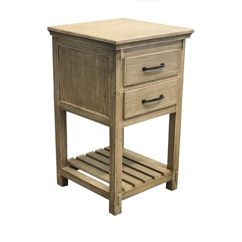 35"Rustic Solid Fir side Cabinet - wk8220-sc