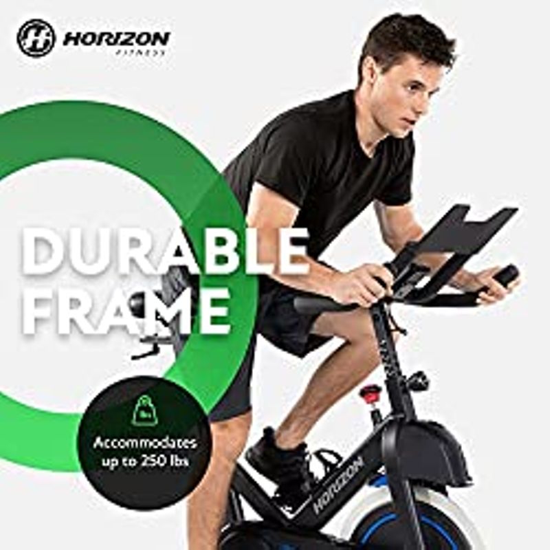 Horizon Fitness 5.0 IC Indoor Cycle Bike, Fitness & Cardio, Magnetic Resistance Cycling Bike with Bluetooth, Multi-Position Grips,...