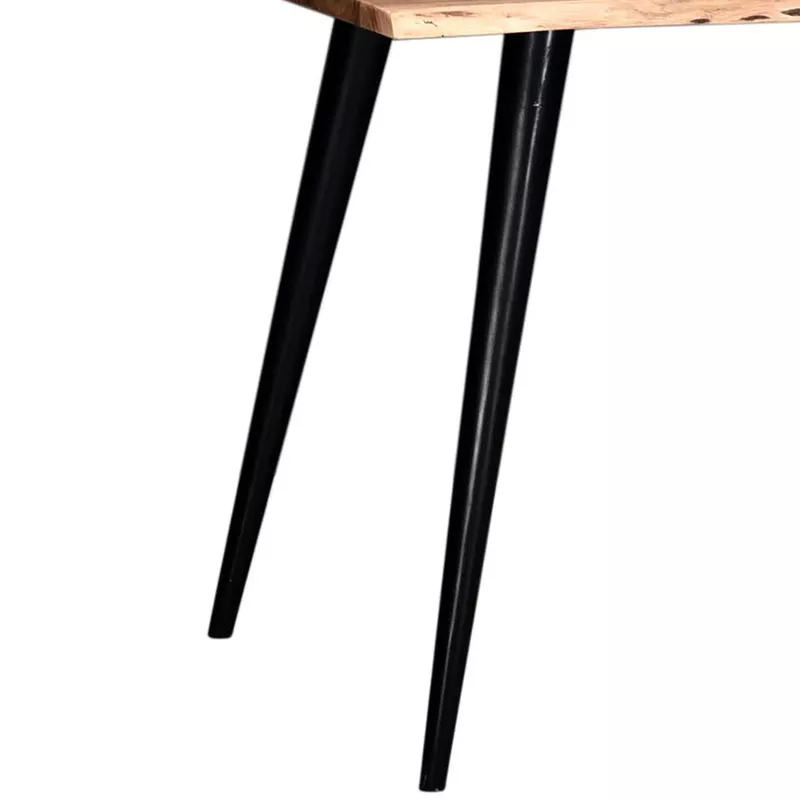 Palmerston 58 in. Natural Brown Acacia Wood Dining Table Seats 4-6