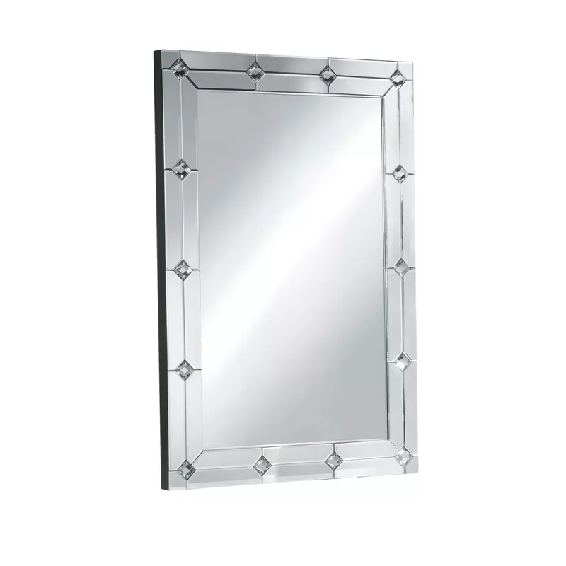 ACME Hessa Accent Mirror, Mirrored & Faux Rhinestones
