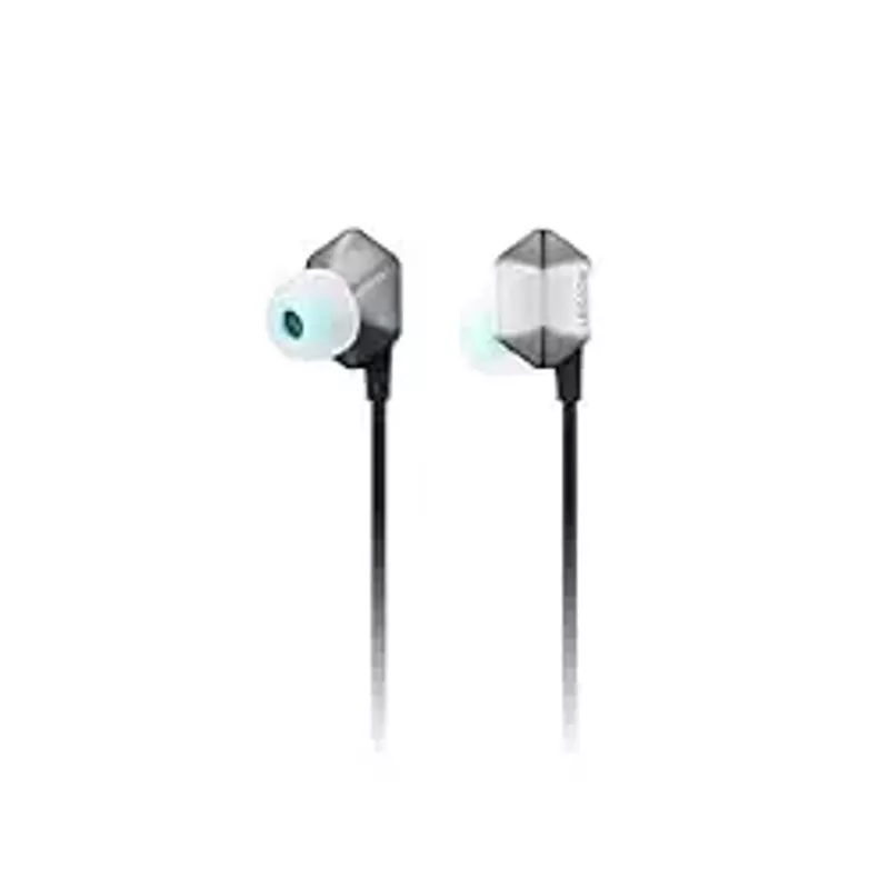 Lenovo Legion RGB Gaming in-Ear Headphones with USB-C E510-7.1 Surround Sound, Hi-Res Audio, in-Line Controller with RGB Lights - Compatible with PC, Tablet, Phone