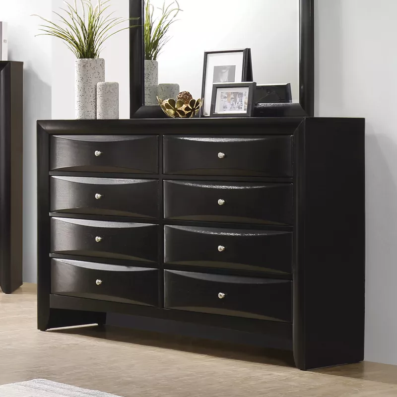 Barzini 5-drawer Rectangular Chest Black