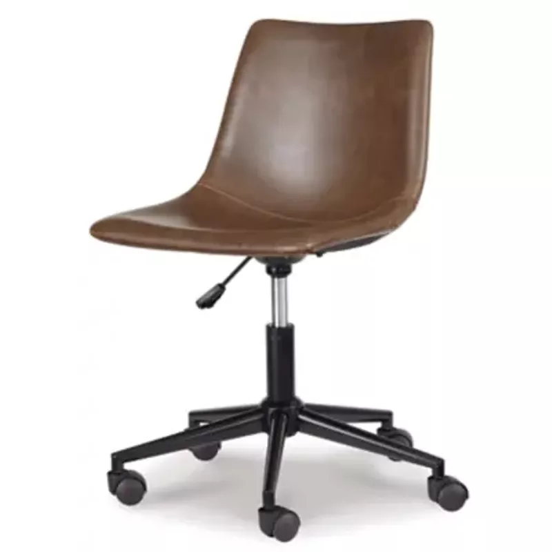 Brown Office Chair Program Home Office Swivel Desk Chair