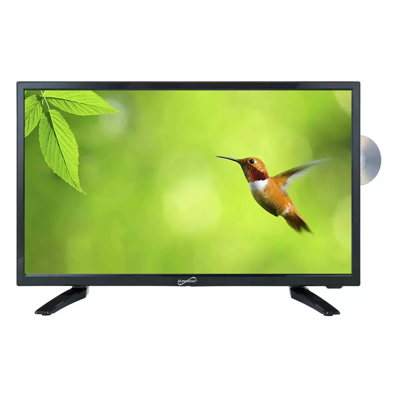 Supersonic 19" LED HDTV with DVD, USB/SD, HDMI INPUTS