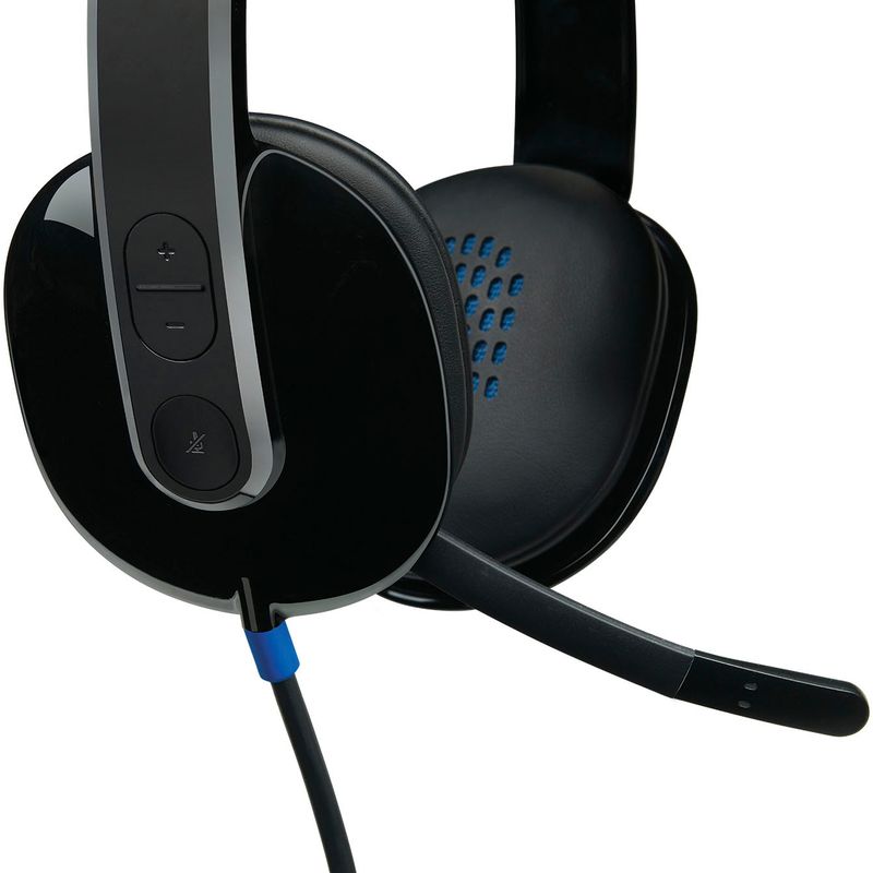 Alt View Zoom 13. Logitech - H540 Wired On-Ear Headset - Black