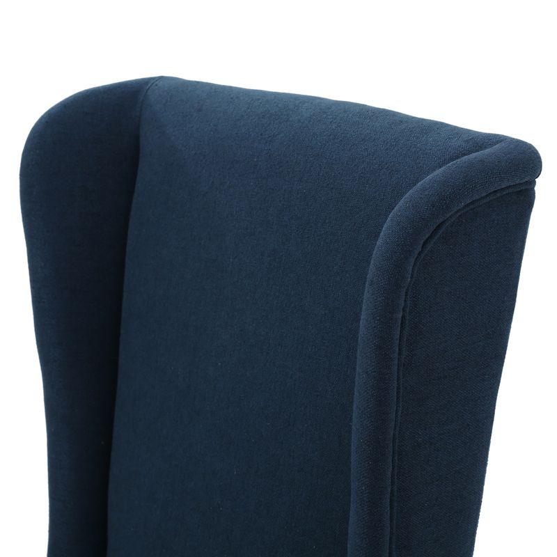 Rent to own Callie Highback Fabric Dining Chair by Christopher Knight