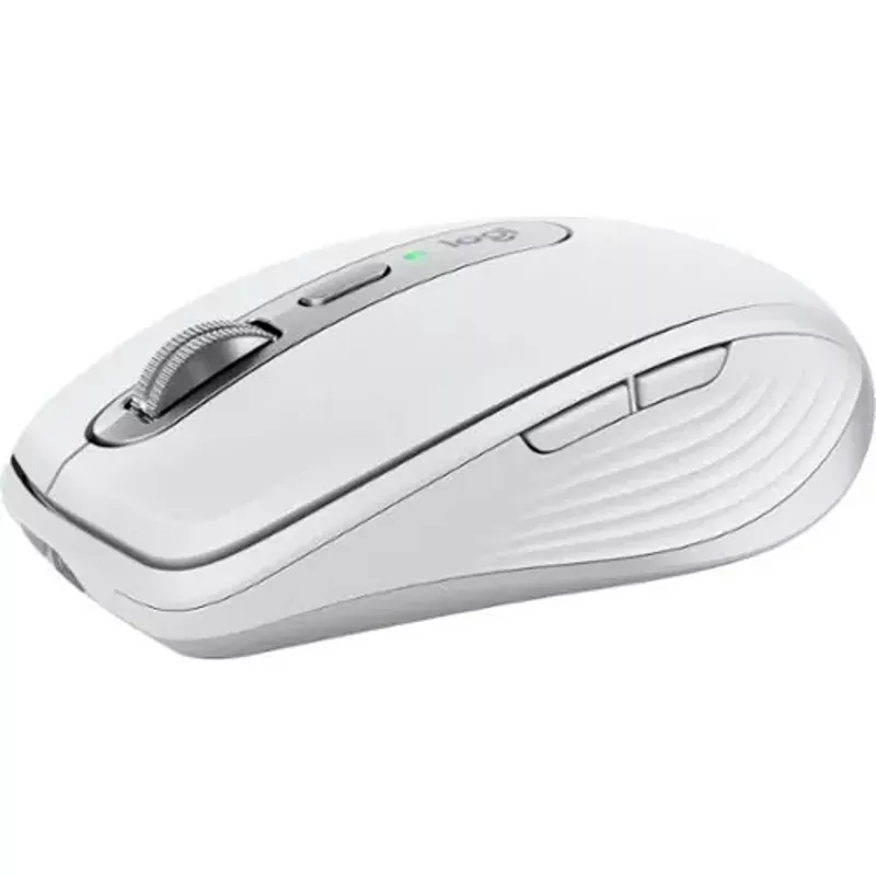 Logitech - MX Anywhere 3S Wireless Bluetooth Fast Scrolling Mouse with Programmable Buttons - Pale Gray