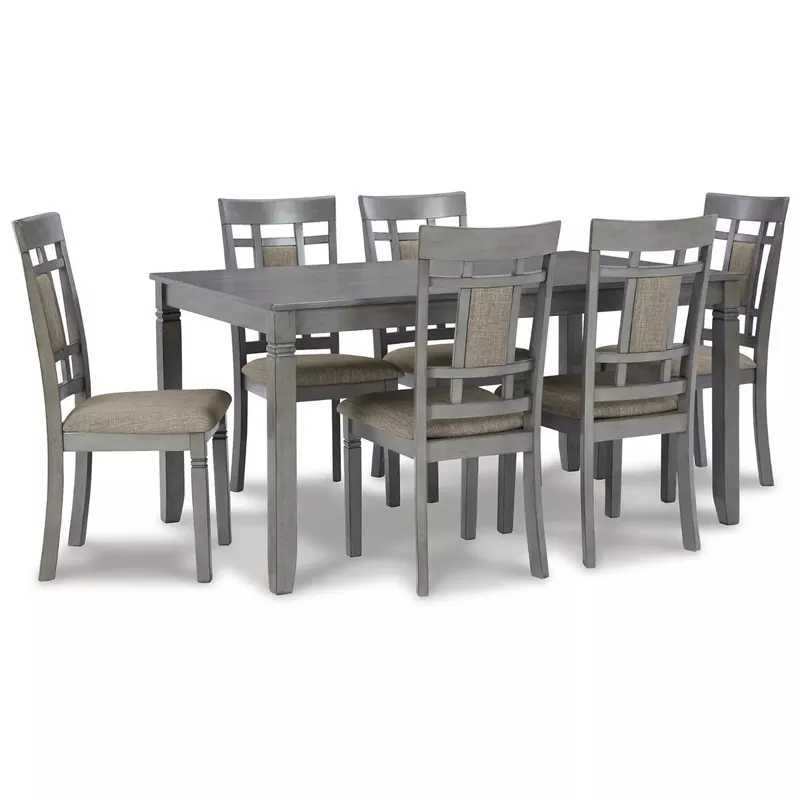 Jayemyer Rectangular Dining Room Table Set (7/CN)