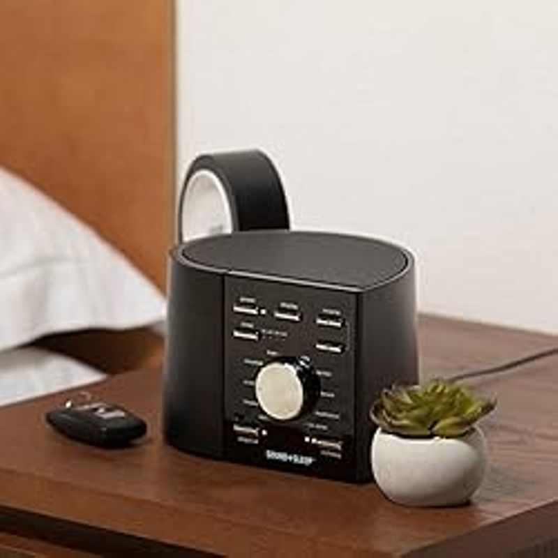 Sound+Sleep High Fidelity Sleep Sound Machine with 30 Guaranteed Non-Looping Nature Sounds, and Sleep Timer