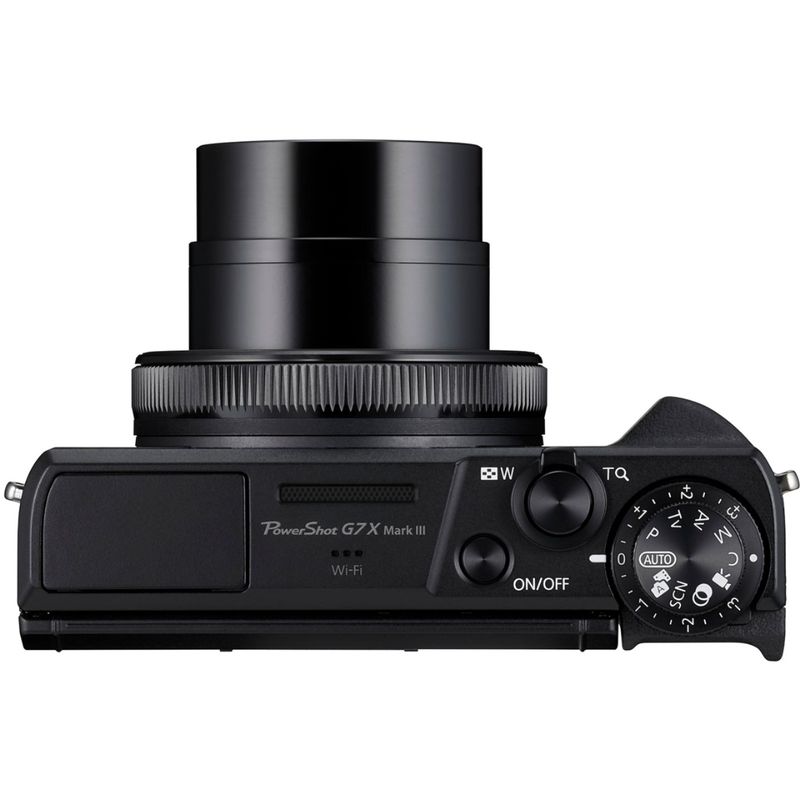 Top Zoom. Canon - PowerShot G7 X Mark III 20.1-Megapixel Digital Camera - Black