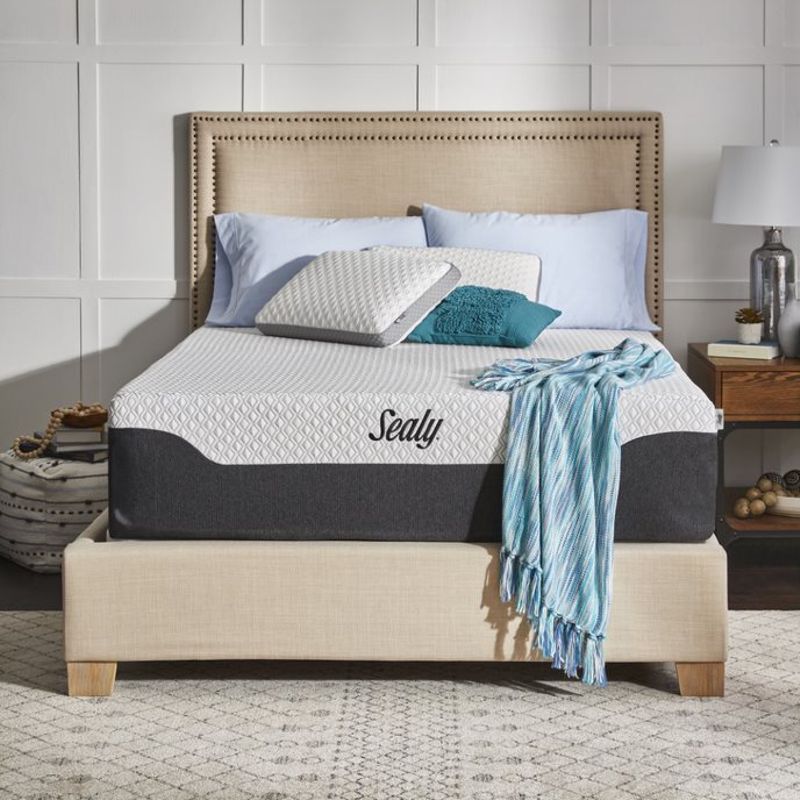 Sealy 14 Hybrid Queen Mattress-in-a-Box with Cool & Clean Cover