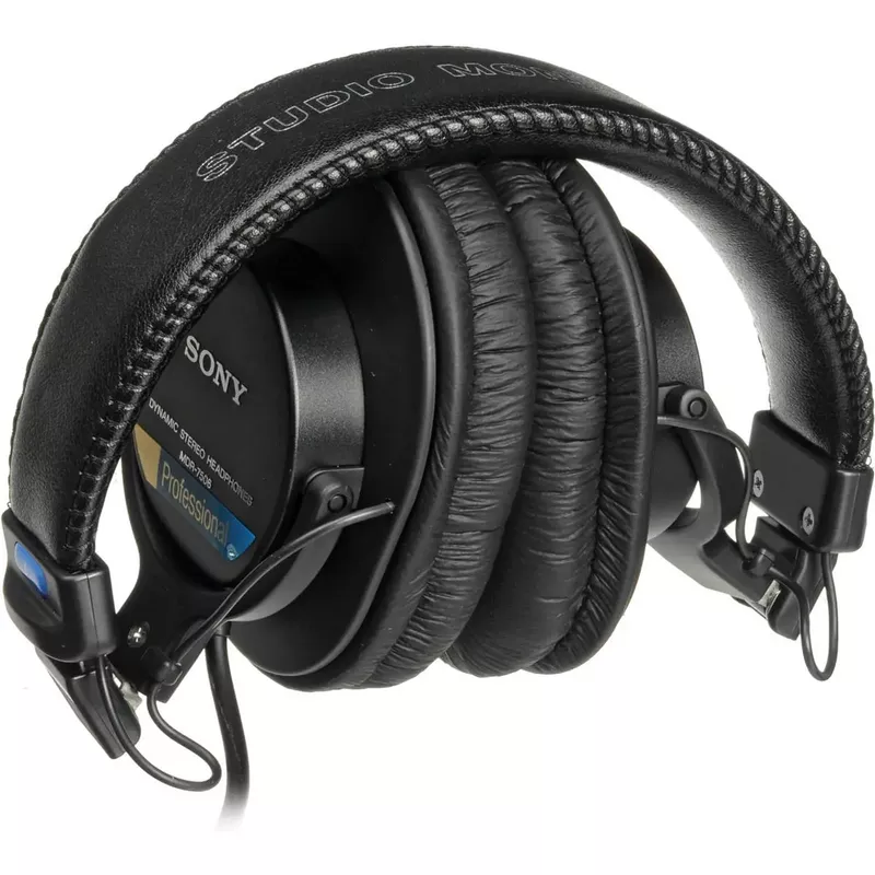 Sony MDR-7506 Professional Folding Headphones with Leather Earpads