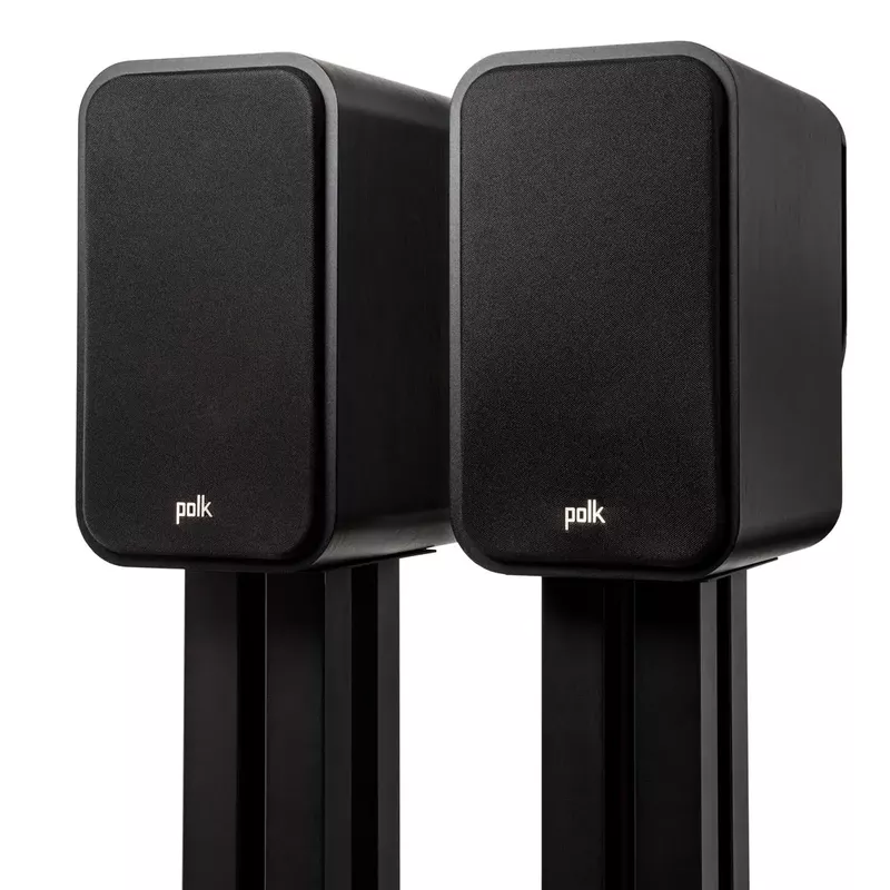 Polk Audio Signature Elite ES20 High-Resolution Large Bookshelf Loudspeaker, Black, Pair