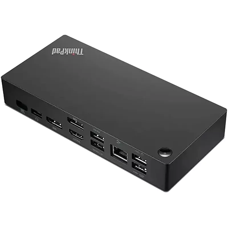 Lenovo - ThinkPad Universal USB-C Docking Station - Black