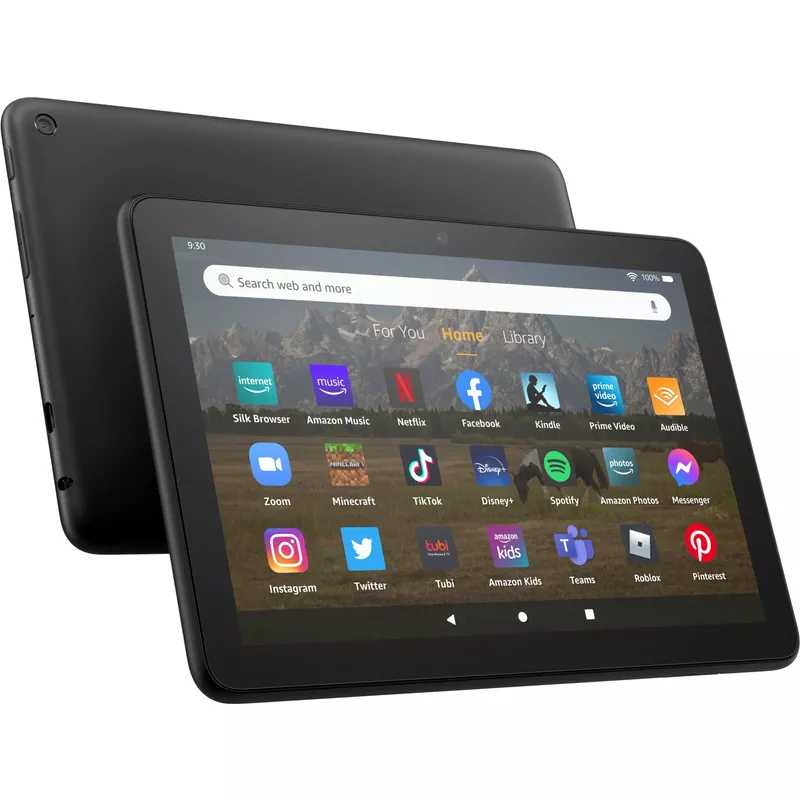 Amazon - Fire HD 8 (2022) 8" HD tablet with Wi-Fi 32 GB - Black