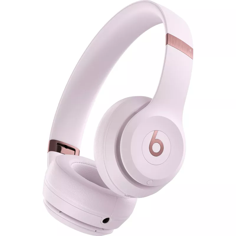 Beats - Solo 4 True Wireless On-Ear Headphones - Cloud Pink