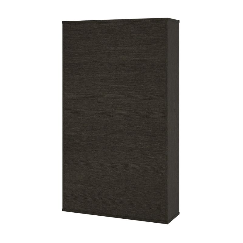 Bestar Aquarius Bookcase with Sliding Door - Walnut Grey & Slate