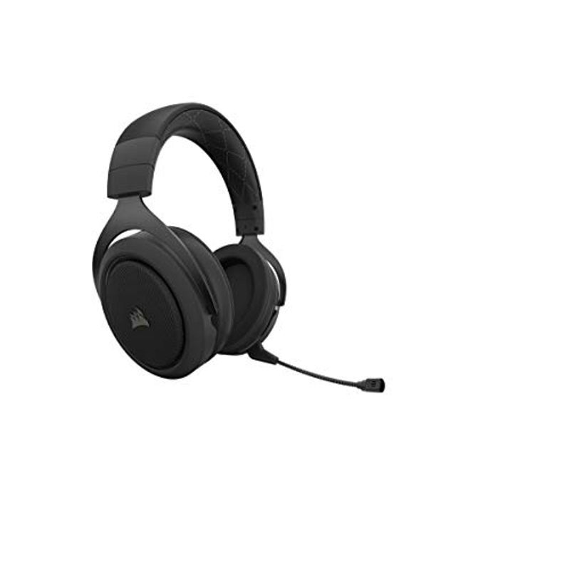 Corsair HS70 Pro Wireless Gaming Headset - 7.1 Surround Sound Headphones for PC - Discord Certified - 50mm Drivers - Carbon