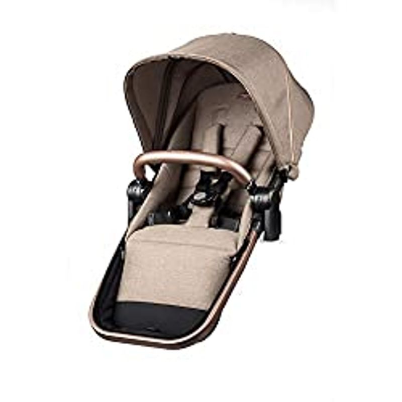 Peg Perego Companion Seat - Accessory - Compatible with Ypsi Strollers - Mon Amour (Beige & Pink)