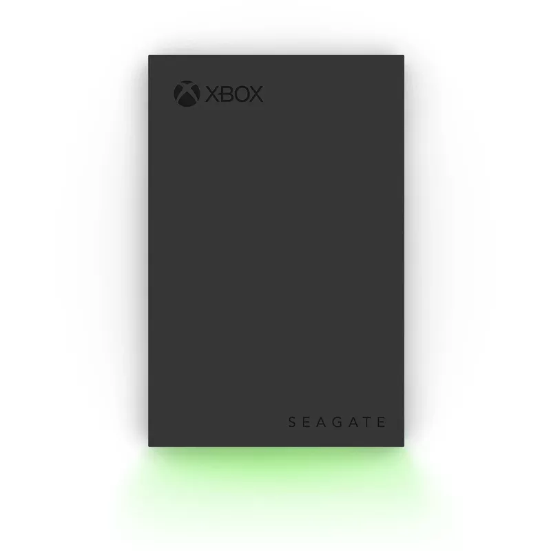 Seagate - Game Drive for Xbox 4TB External USB 3.2 Gen 1 Portable Hard Drive Xbox Certified with Green LED Bar - Black