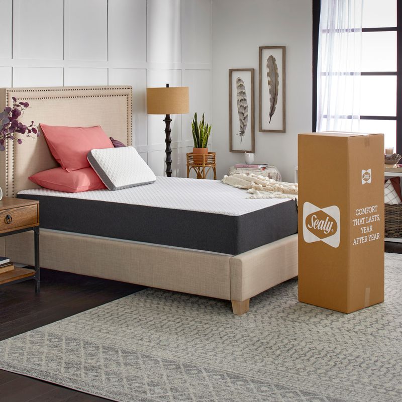Sealy 10 Memory Foam Queen Mattress-in-a-box with Cool & Clean Cover