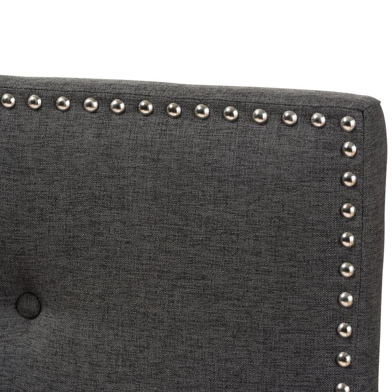 Contemporary Fabric Headboard by Baxton Studio - Grey - Full