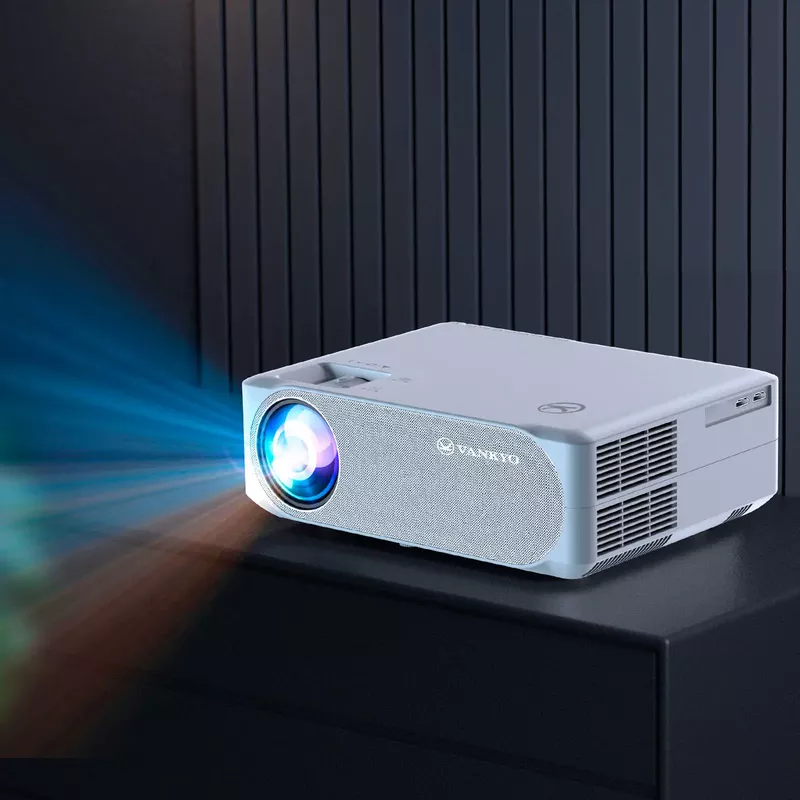 Vankyo - Performance V630W Native 1080P Projector, Full HD 5G Wifi Projector - White