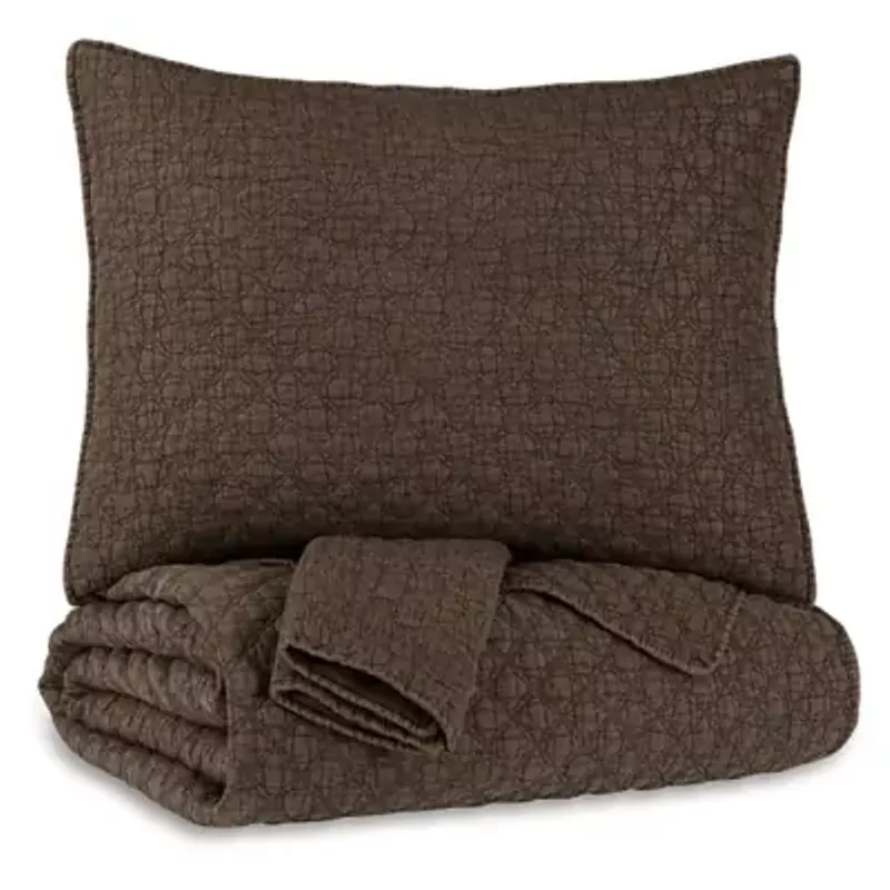 Brown Ryter Twin Coverlet Set