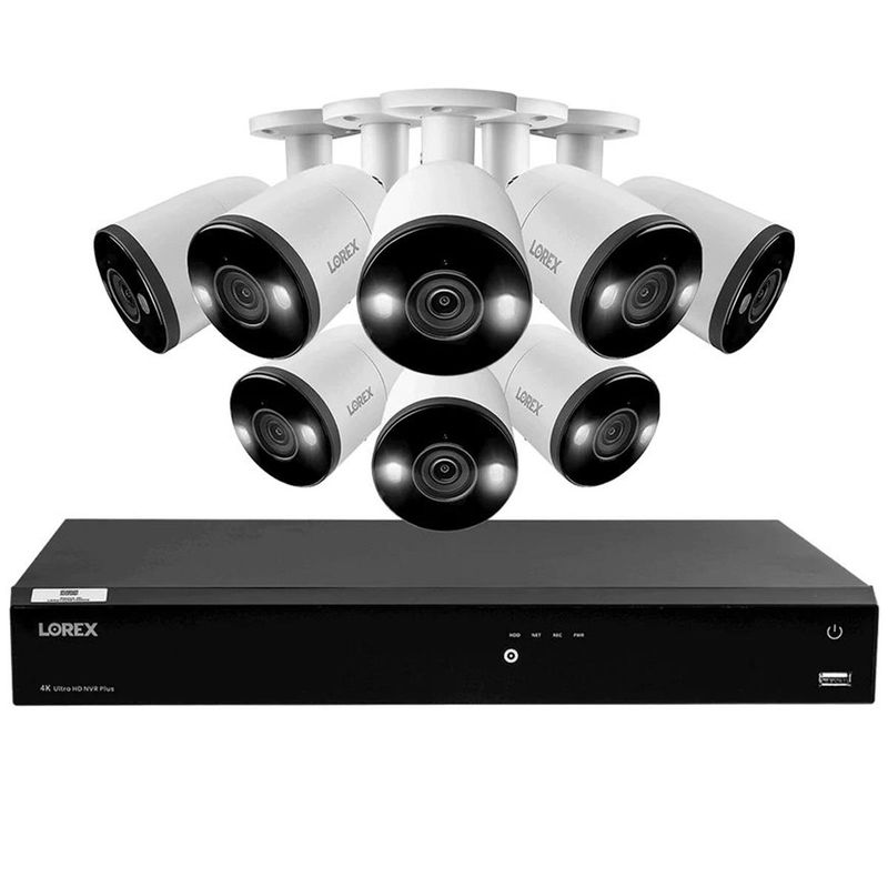 Lorex 4K Ultra HD 16-Channel 3TB Fusion NVR System with 8x 8MP Bullet Cameras