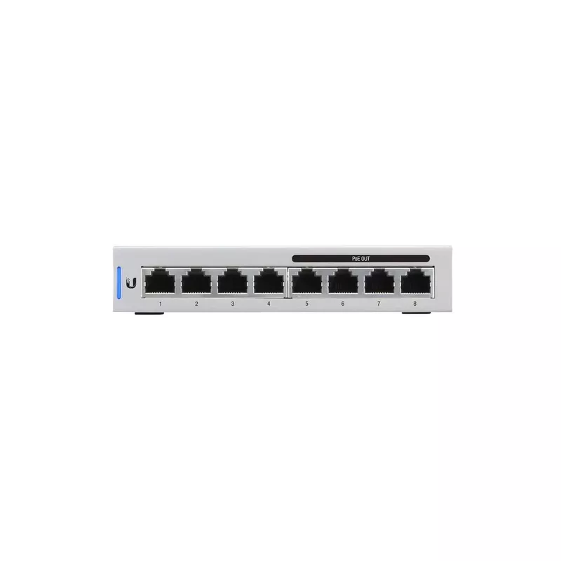 Ubiquiti Networks UniFi US-8-60W 8-Port Managed Gigabit Switch, 60W, 4x Auto-Sensing PoE, 5-Pack