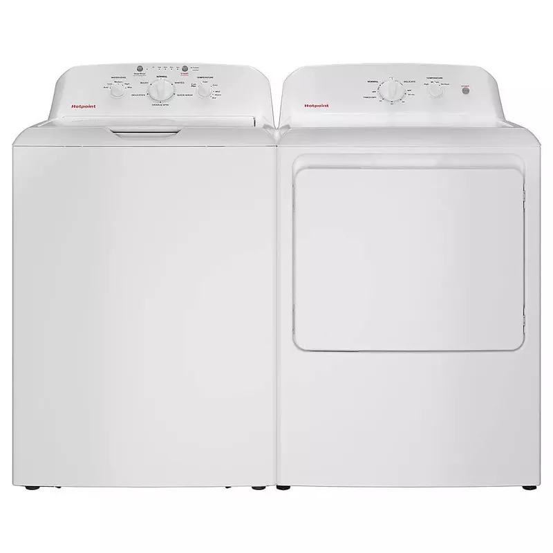 Hotpoint 6.2 Cu. Ft. White Electric Dryer with Auto Dry