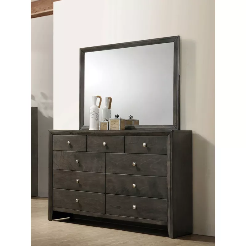 Serenity 9-drawer Dresser Mod Grey