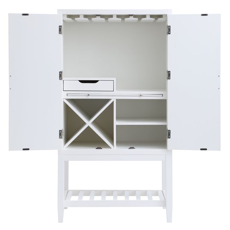 Mirabelle Modern Bar Cabinet by Greyson Living - White
