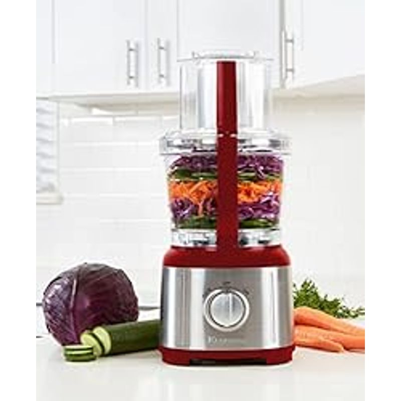 Kenmore 11-Cup Food Processor and Vegetable Chopper with Reversible Slicing/Shredding Disc, Chop, Slice, Shred, Mince, Grate, Puree,...