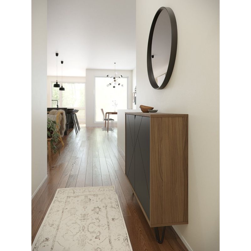 Nexera Slim 2-Door Cabinet - Multi