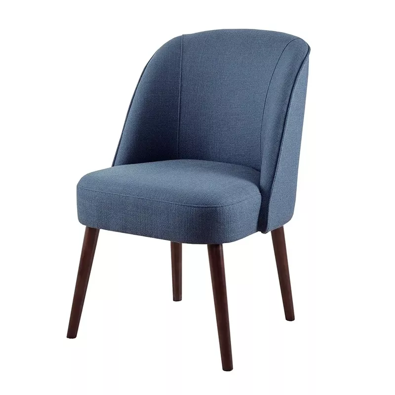 Elvis Rounded Back Blue Dining Chair