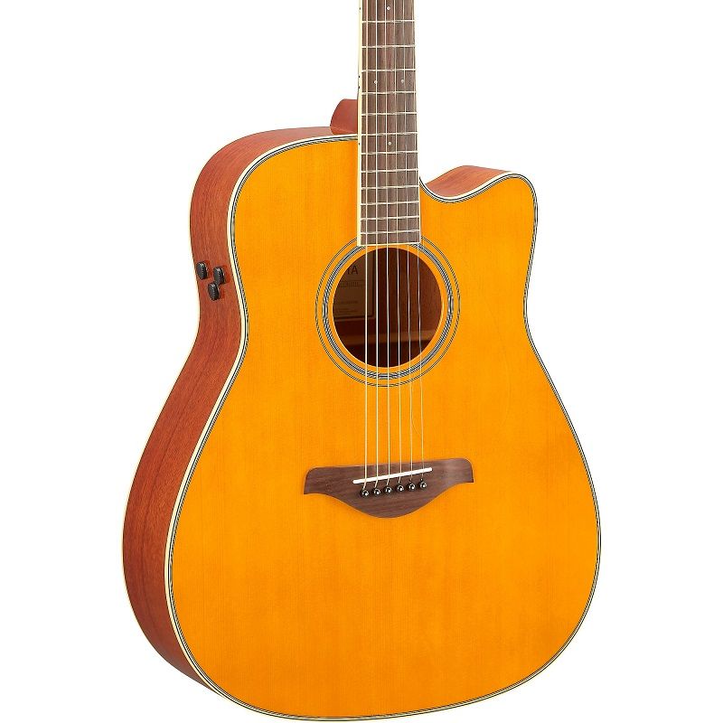 Yamaha FGC-TA VT Transacoustic Acoustic-Electric Guitar Vintage Tint