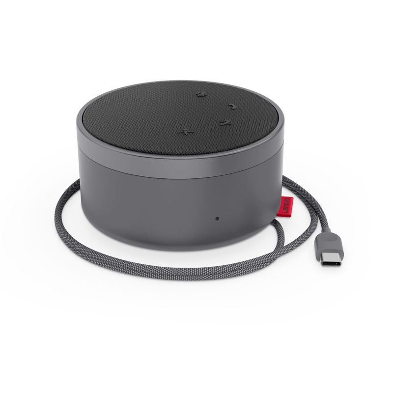Lenovo Go Wired Speakerphone - Omni-Directional Mic - Plug-and-Play - USB-C Connectivity - Certified for Microsoft Teams