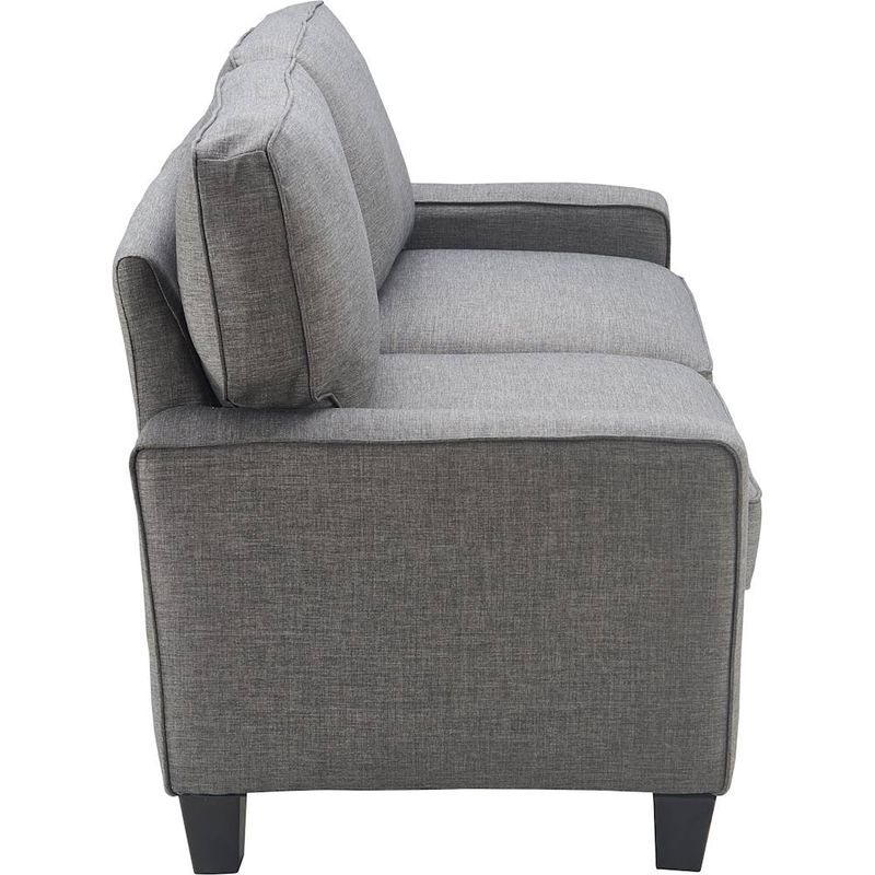 Alt View Zoom 12. Serta - Palisades Modern 3-Seat Fabric Sofa - Gray