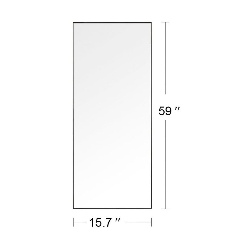 Mirror Hanging Standing or Leaning Mirror Wall-Mounted Mirror - 59*15.7 - Gold