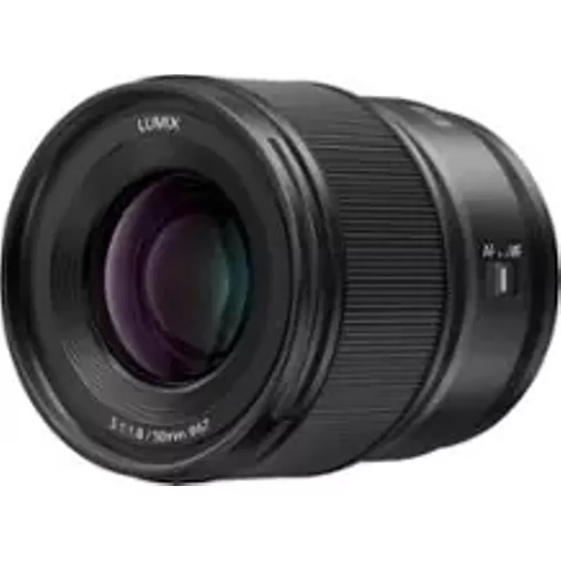 Panasonic - LUMIX S Series Camera Lens, 50mm F1.8 L-Mount Lens for Mirrorless Full Frame Digital Cameras, S-S50 - Black