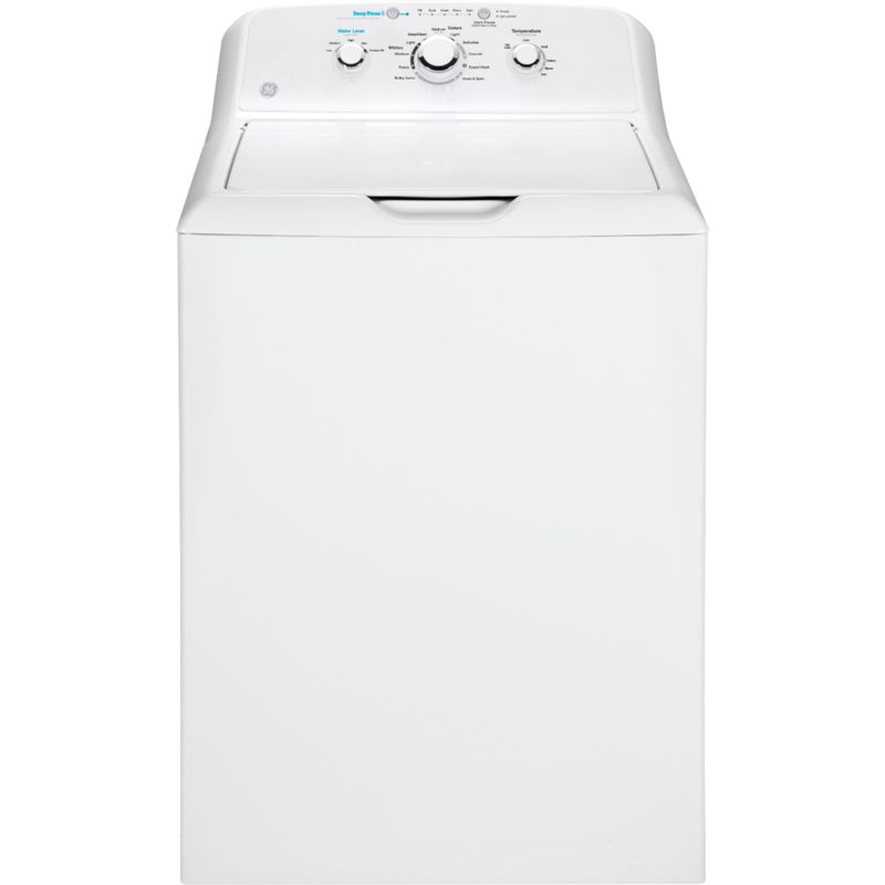 Front Zoom. GE - 4.2 Cu. Ft. Top Load Washer with Precise Fill & Deep Rinse - White on White