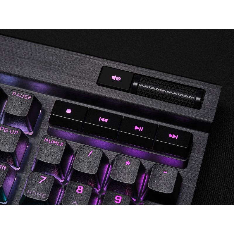 Alt View Zoom 21. CORSAIR - K70 RGB PRO Full-size Wired Mechanical Cherry MX Speed Linear Switch Gaming Keyboard with PBT Double-Shot Keycap