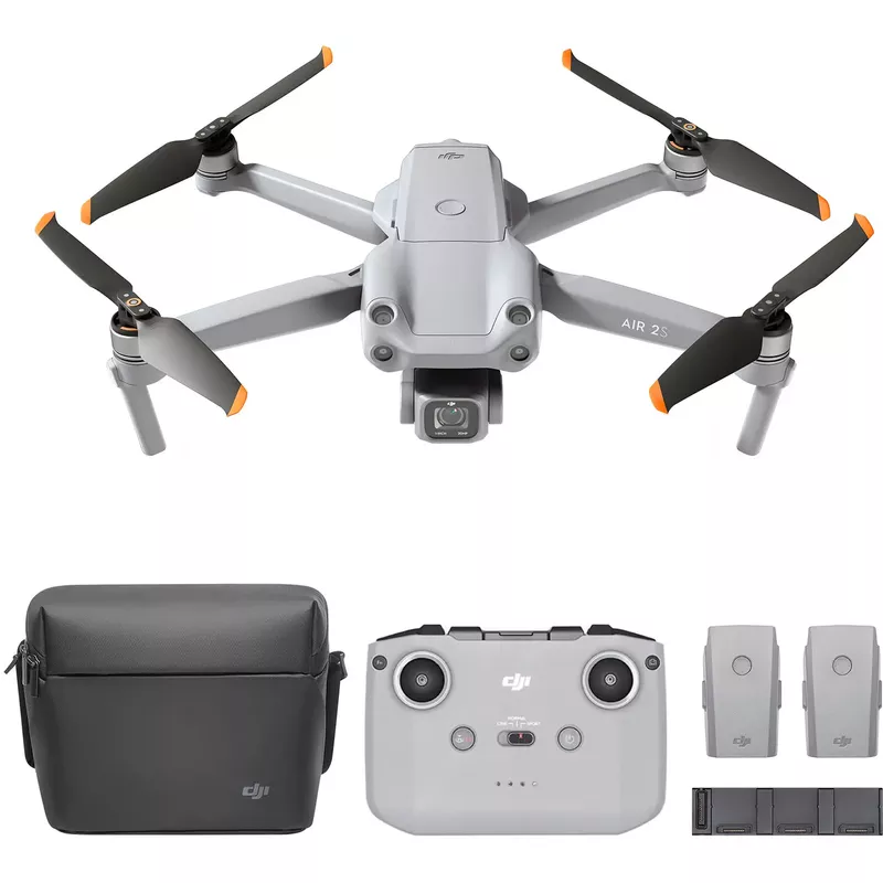 DJI - Air 2S Fly More Combo Drone with Remote Control - Gray