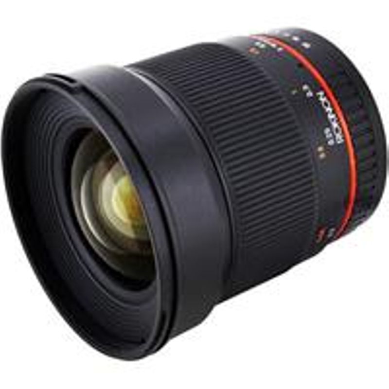 Rokinon 16mm F/2.0 ED AS UMC CS, Manual Focus Lens for Canon EF-S Mount