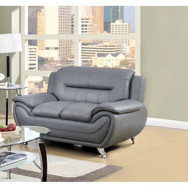 Sanuel 2 pieces living room sets - Grey