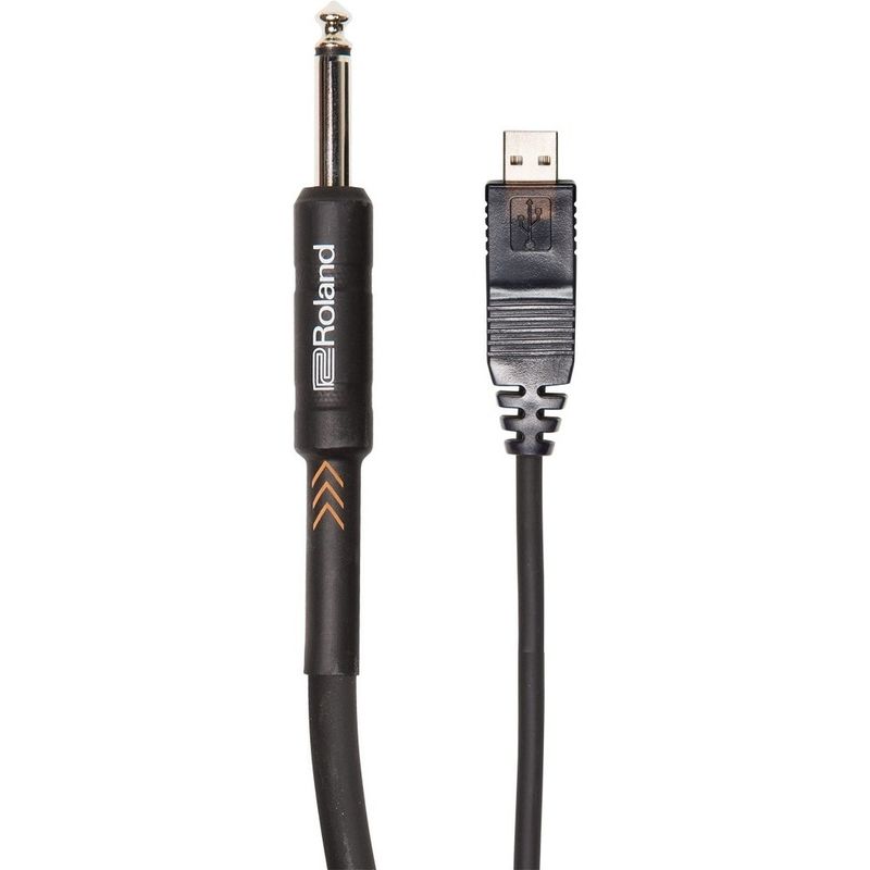 Roland RCC-10-US14 Black Series Interconnect USB to 1/4-Inch 10ft Cable - N/A - N/A/Black - Recording Equipment -...