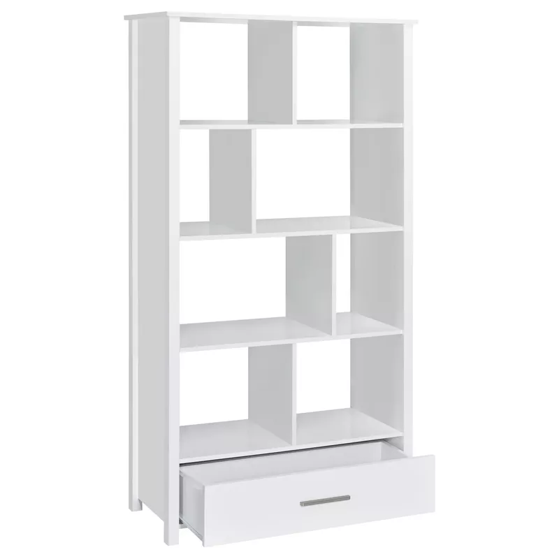 Dylan Rectangular 8-shelf Bookcase