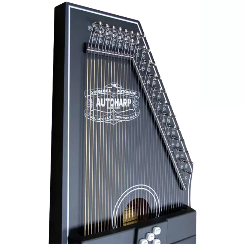 Oscar Schmidt OS73C 21 Chord Acoustic Auto Harp. Black